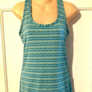 90 Degree by Reflex Women's Ocean Waves STRETCH Athletic Slvls Top ~ Sz M